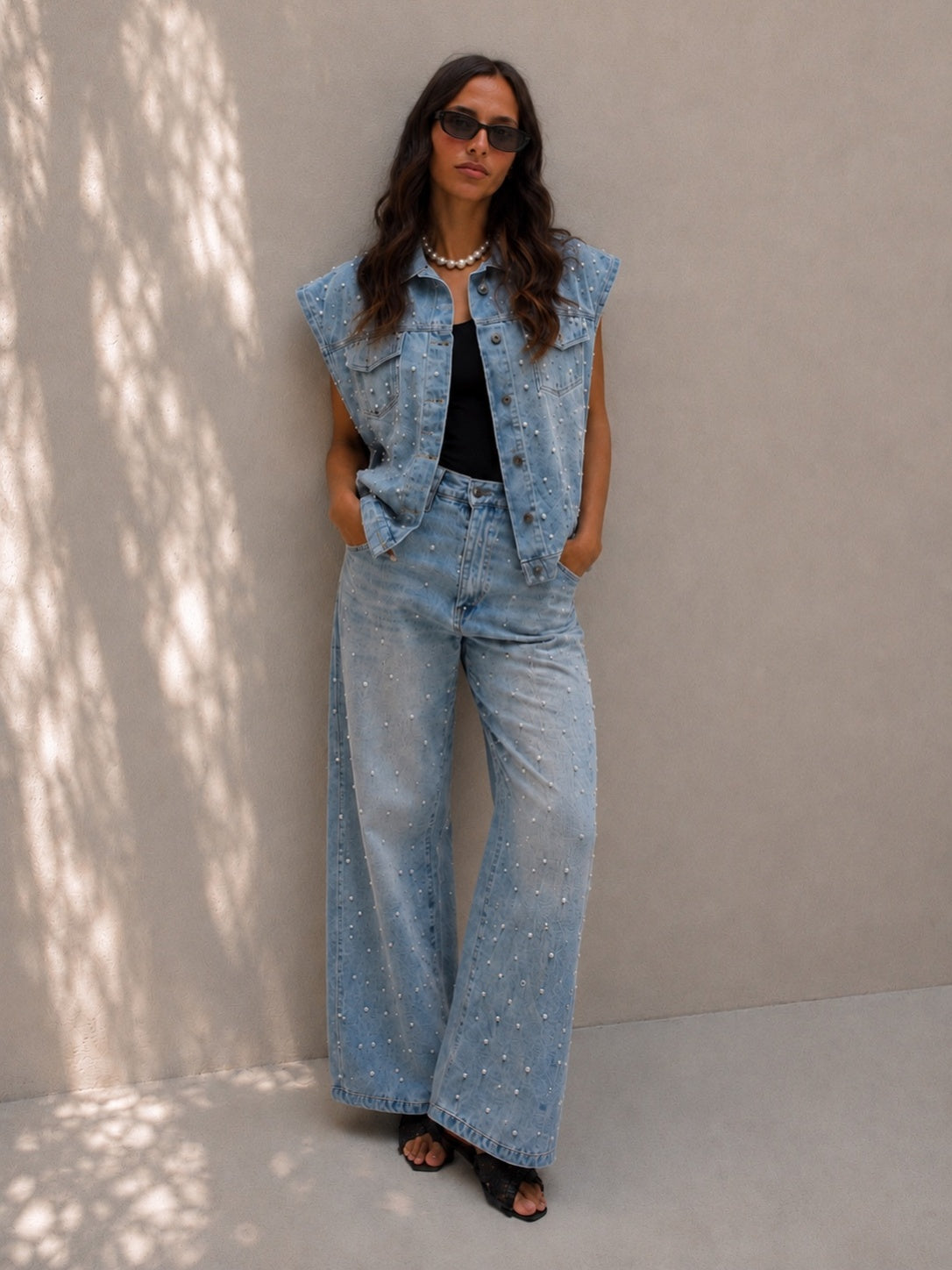 The Pearl Denim Vest
